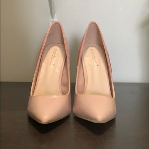 Shoedazzle Pink Ombré Patent Leather heels